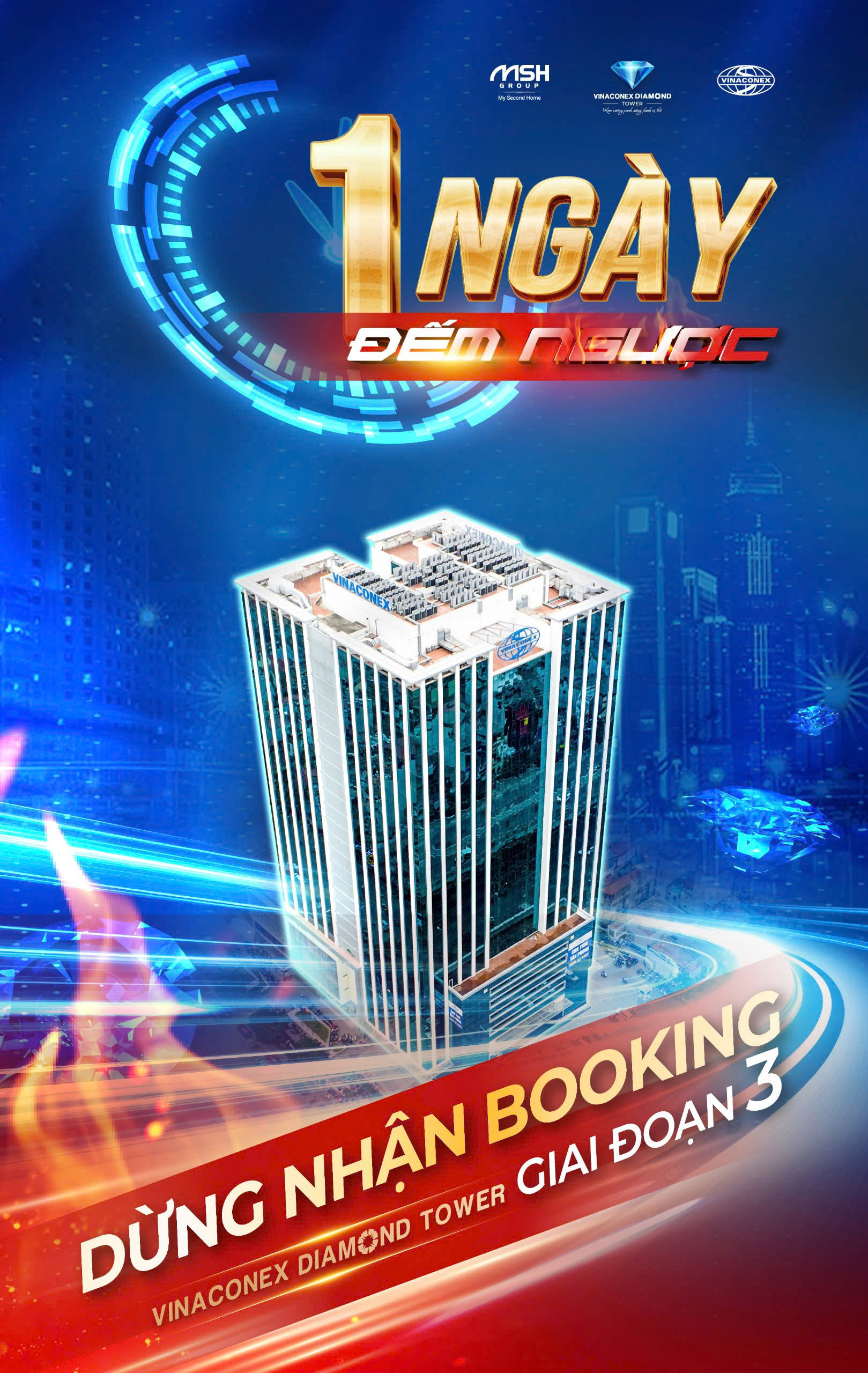 Ngày cuối nhận booking giai đoạn 3 dự án Vinaconex Diamond Tower – Cơ Hội Cuối Cùng Sở Hữu Văn Phòng Hạng A Tâm Điểm Hà Nội
