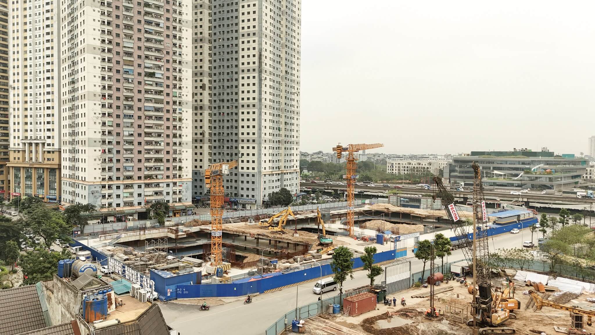 Vinaconex Capital One: “Đột phá” tiến độ thi công tại tâm điểm Kim Văn – Kim Lũ