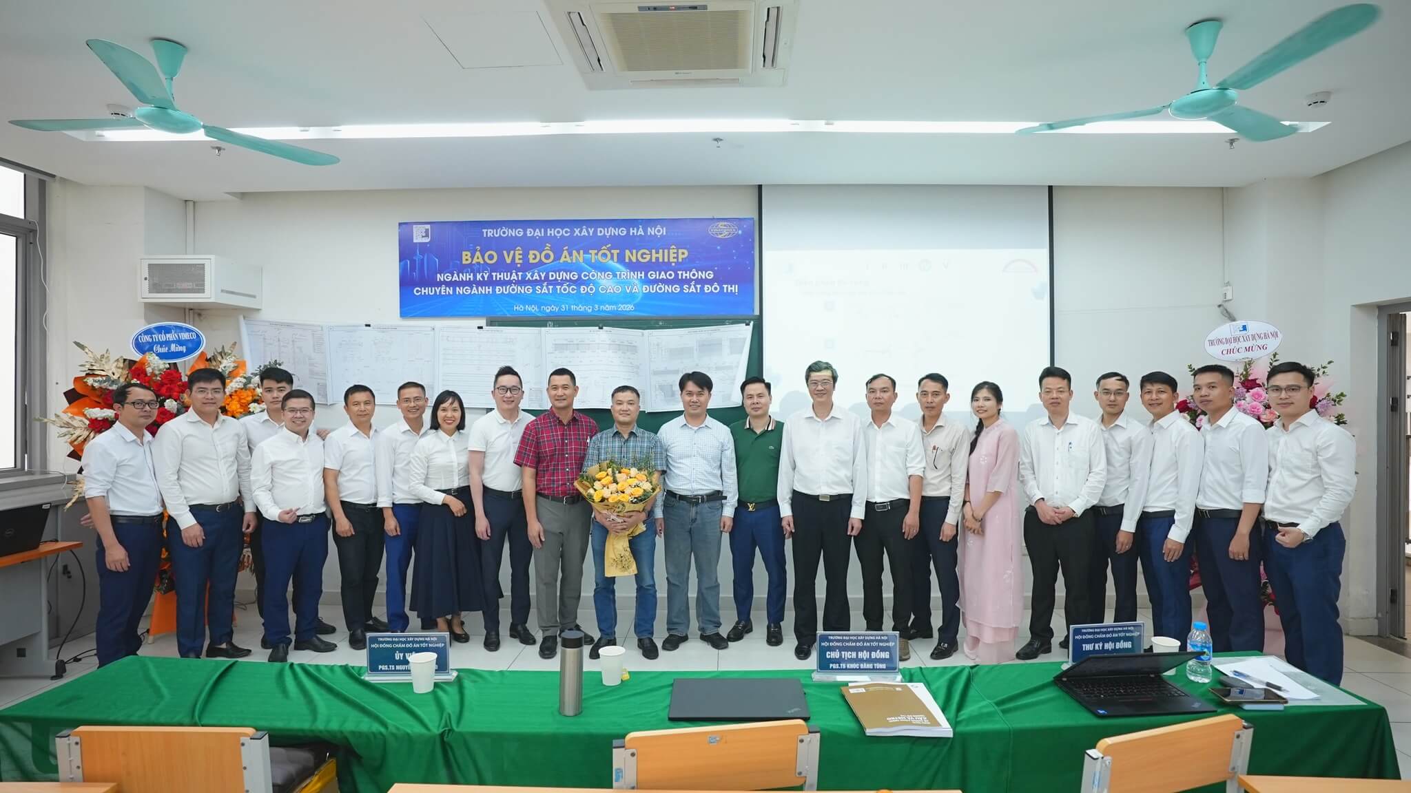 Vinaconex hoàn thành khóa đào tạo kỹ sư đường sắt tốc độ cao đầu tiên