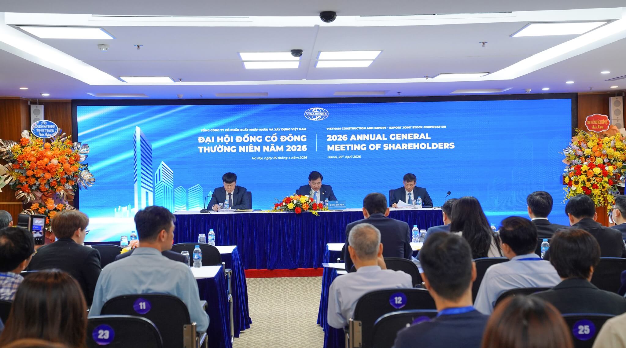 VINACONEX khẳng định vị thế dẫn đầu sau Đại hội đồng cổ đông năm 2026