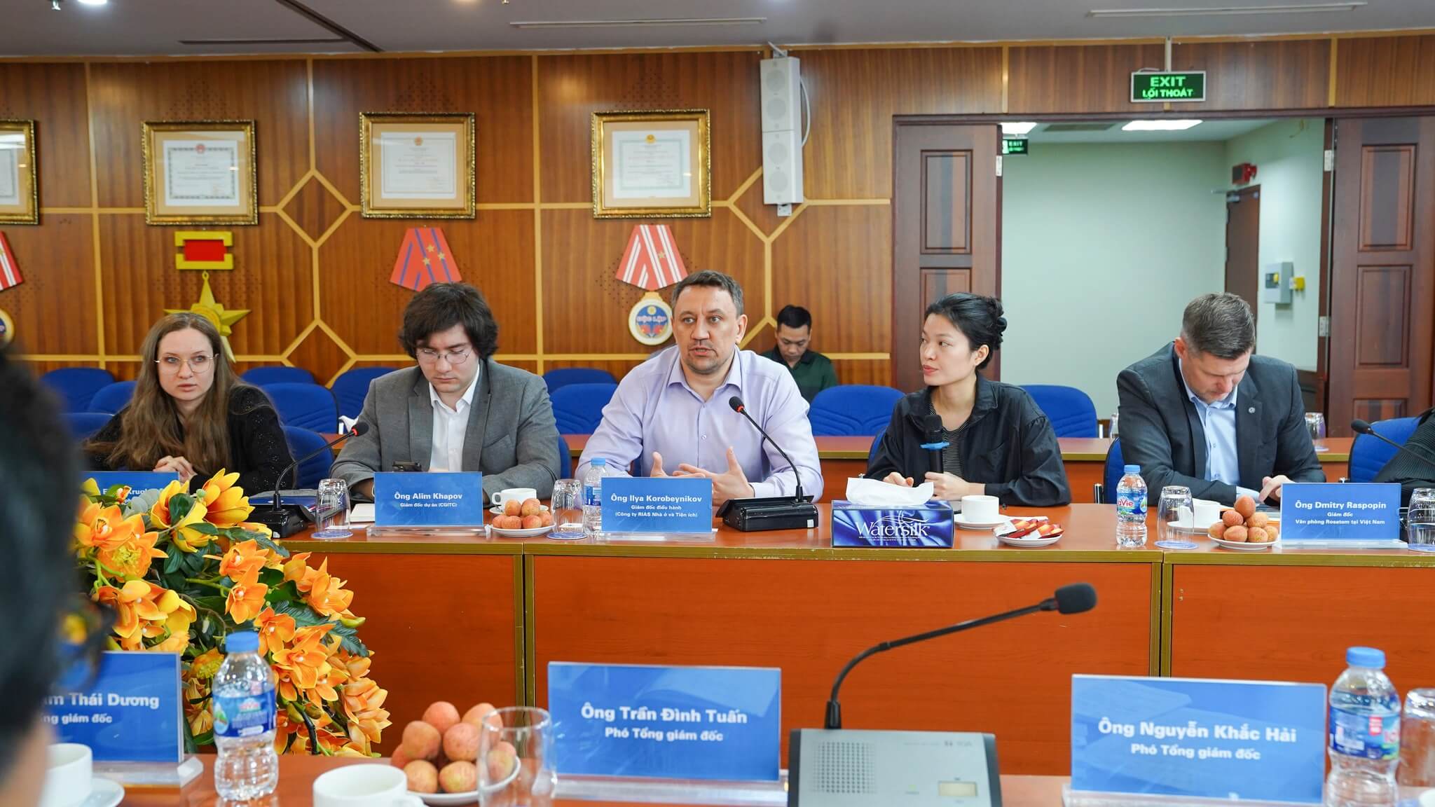 Đại biểu trong phái đoàn doanh nghiệp Nga trong sự kiện