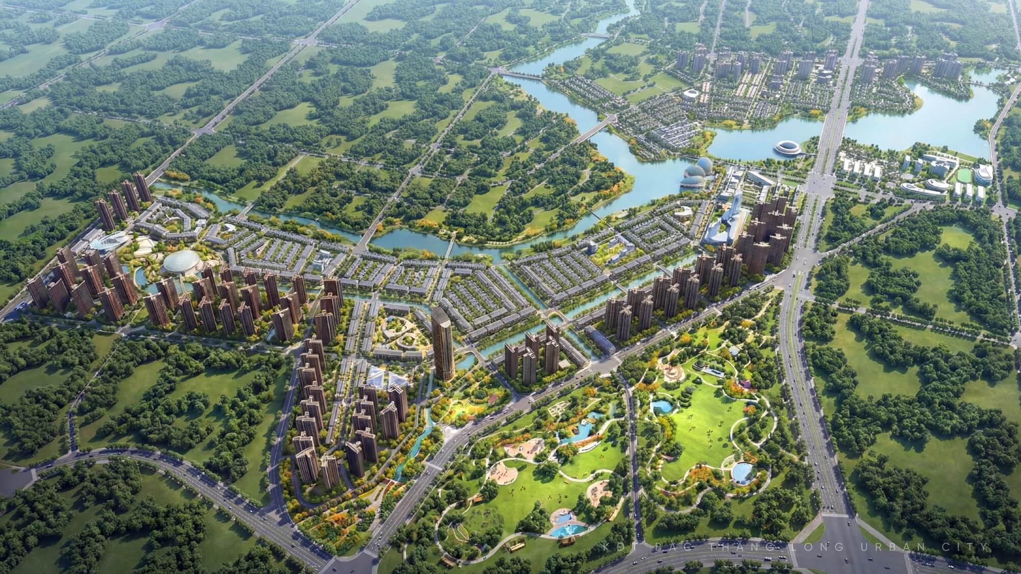 Phối cảnh tổng quan dự án Sunshien Metropolis CIty