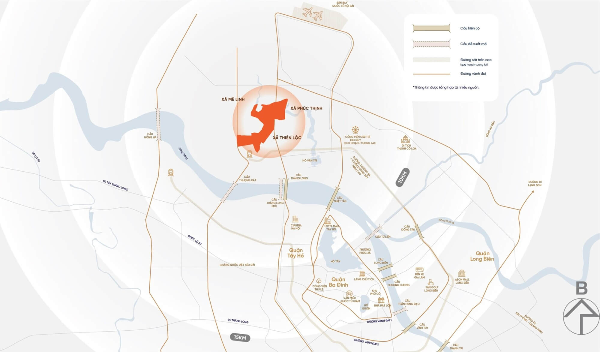 Vị trí tâm điểm giao thương dự án Sunshien Metropolis CIty