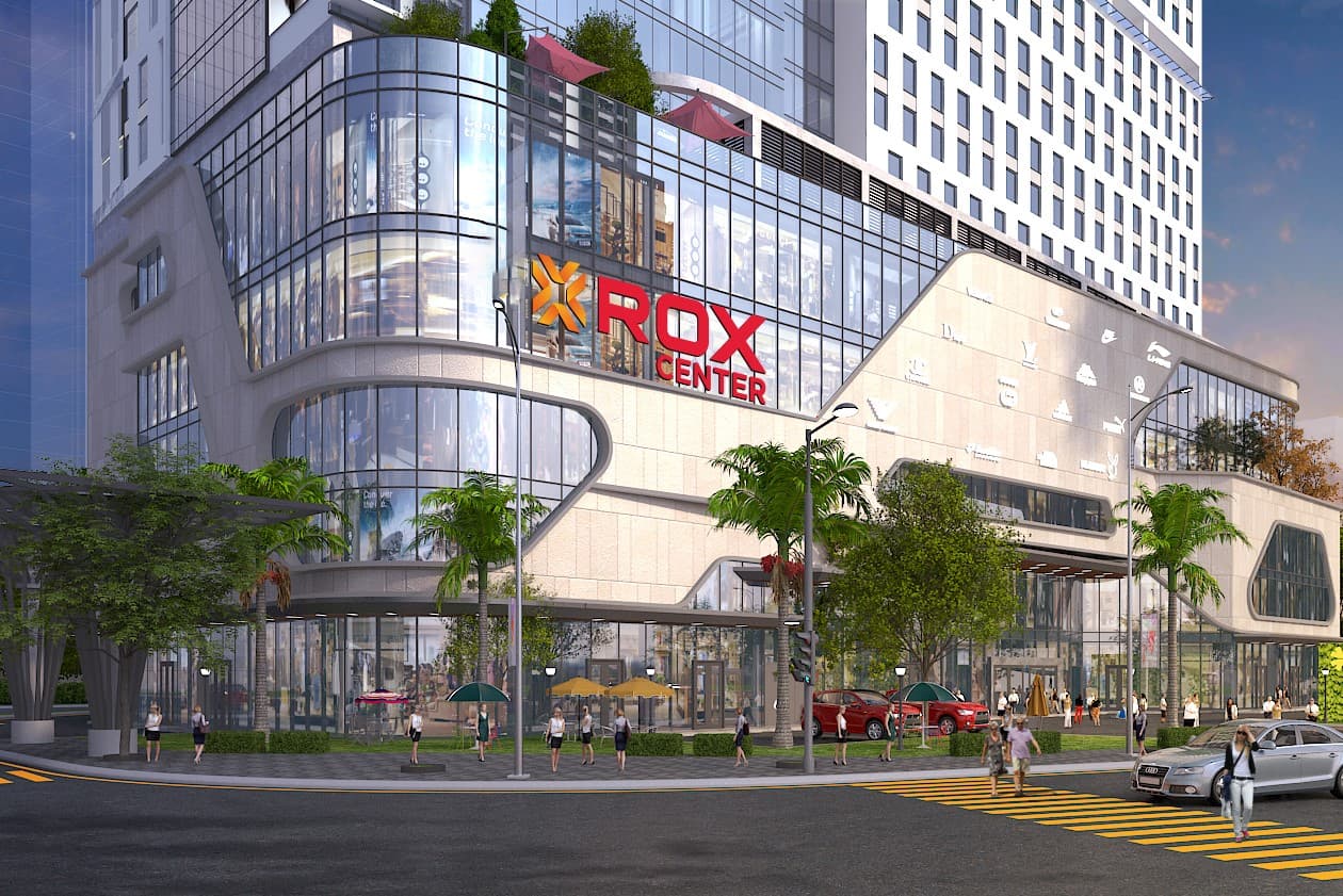 Trung tâm thương mại sầm uất tại Rox Tower Goldmark City