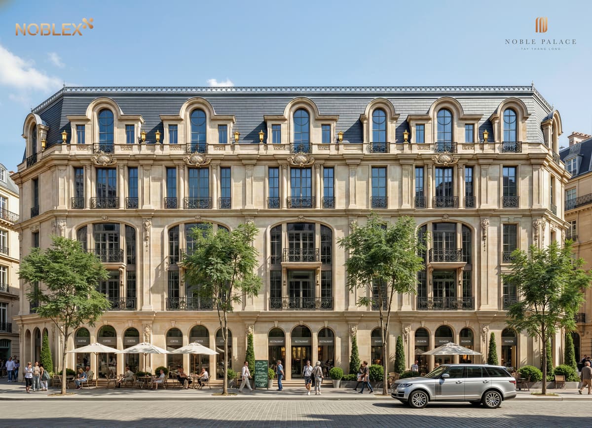 Thiết kế shophouse tại Noble Tây Thăng Long