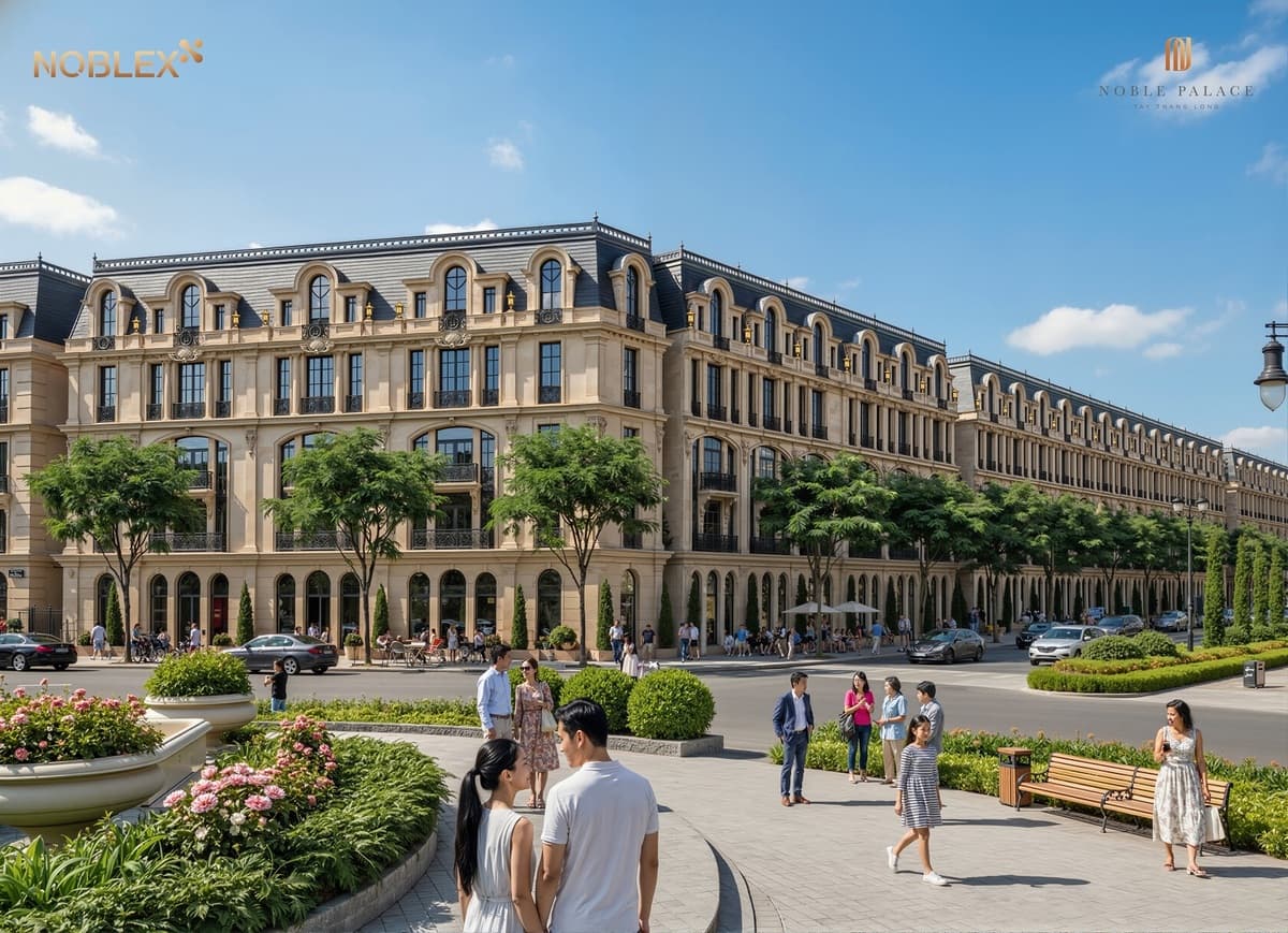 Thiết kế shophouse tại Noble Tây Thăng Long
