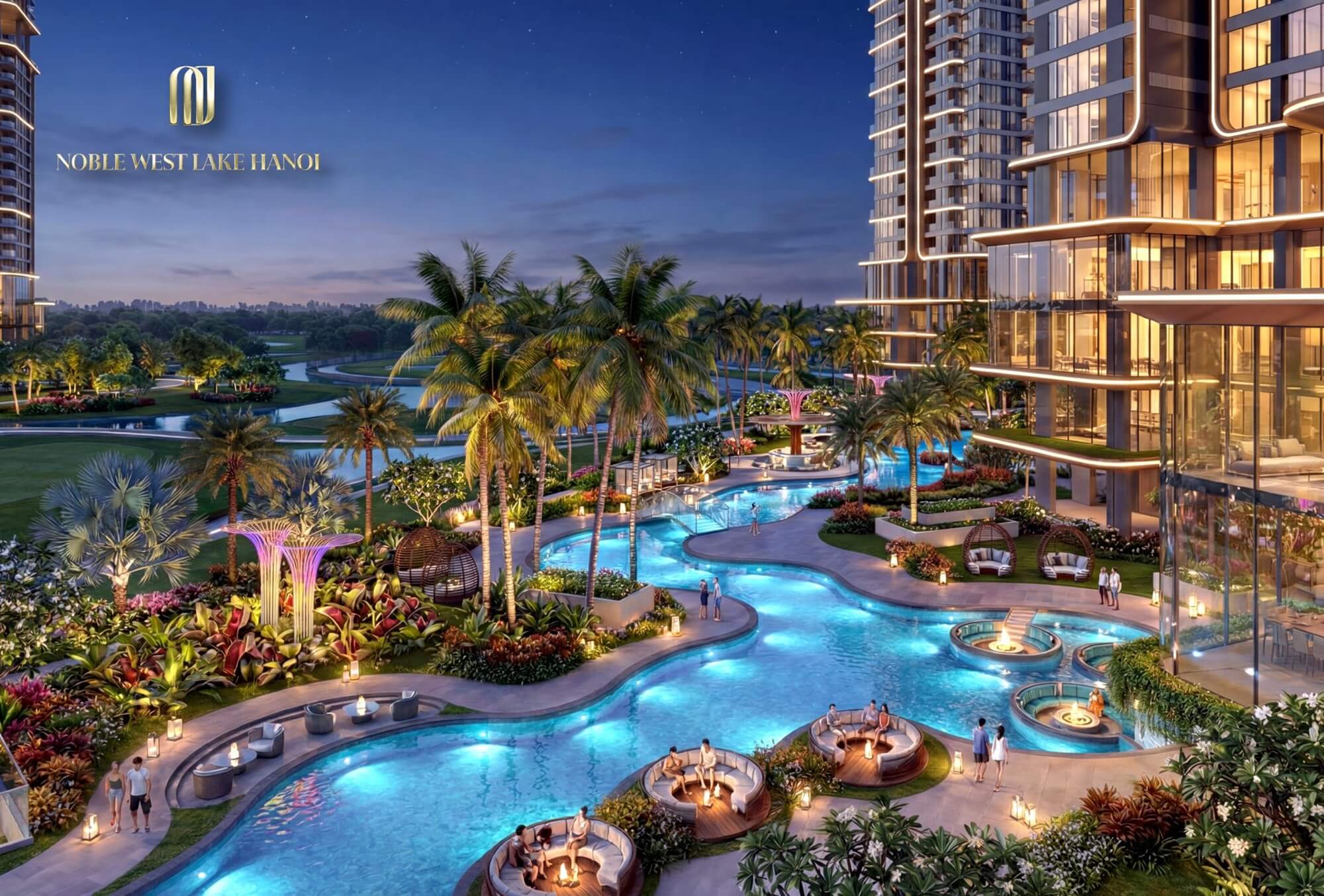 NobleX West Lake: Không gian sống chuẩn resort