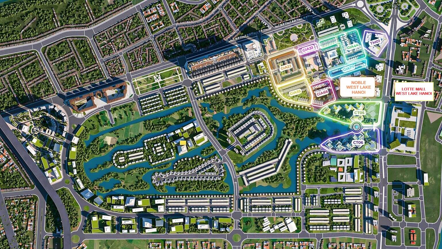 NobleX West Lake nằm trong khu đô thị Ciputra nên thừa hưởng mọi tiện ích tại quần thể khu đô thị hiện đại bậc nhất Hà Nội
