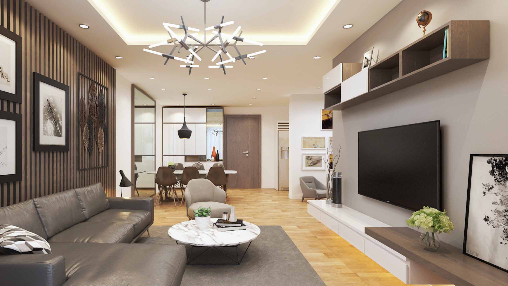 Thiết kế nội thất căn hộ dự án